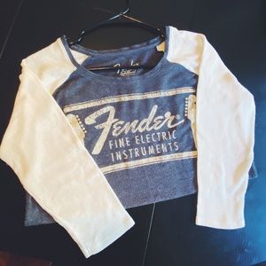 Fender 🎸 waffle knit baseball shirt